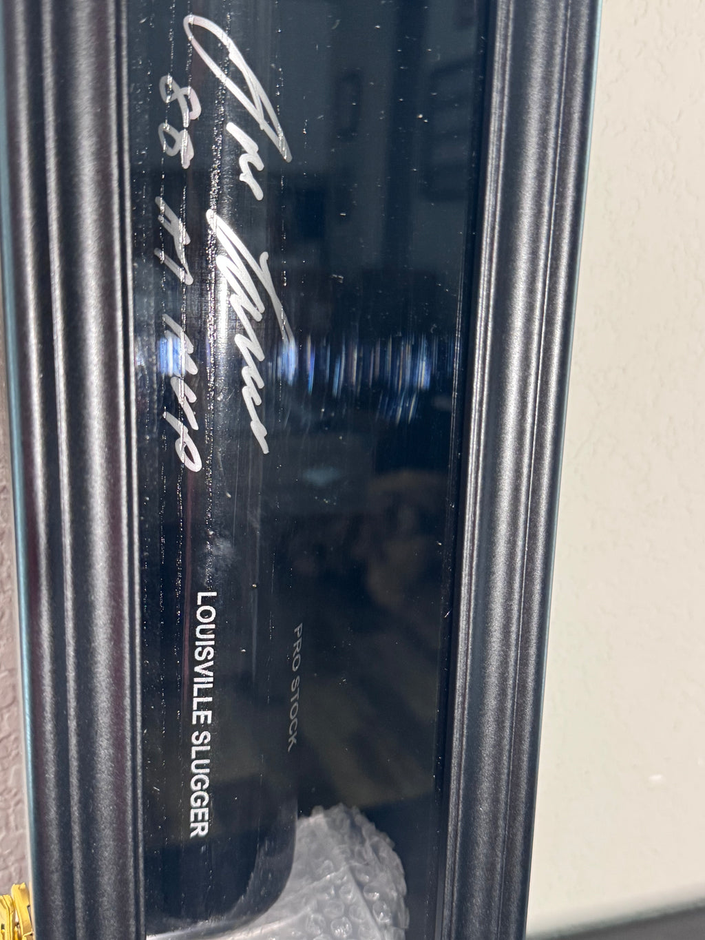 Jose Canseco Signed Louisville Slugger Black Baseball Bat - SCHWARTZ COA