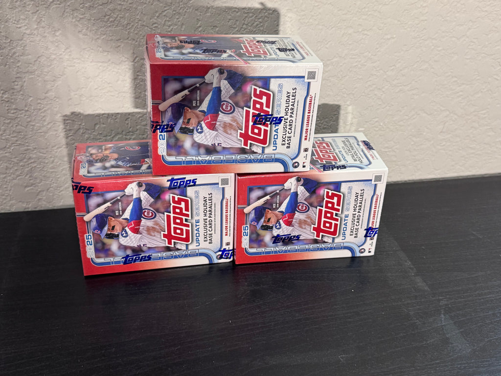 Topps 2025 Exclusive Holiday Box Parallels 3 Boxes