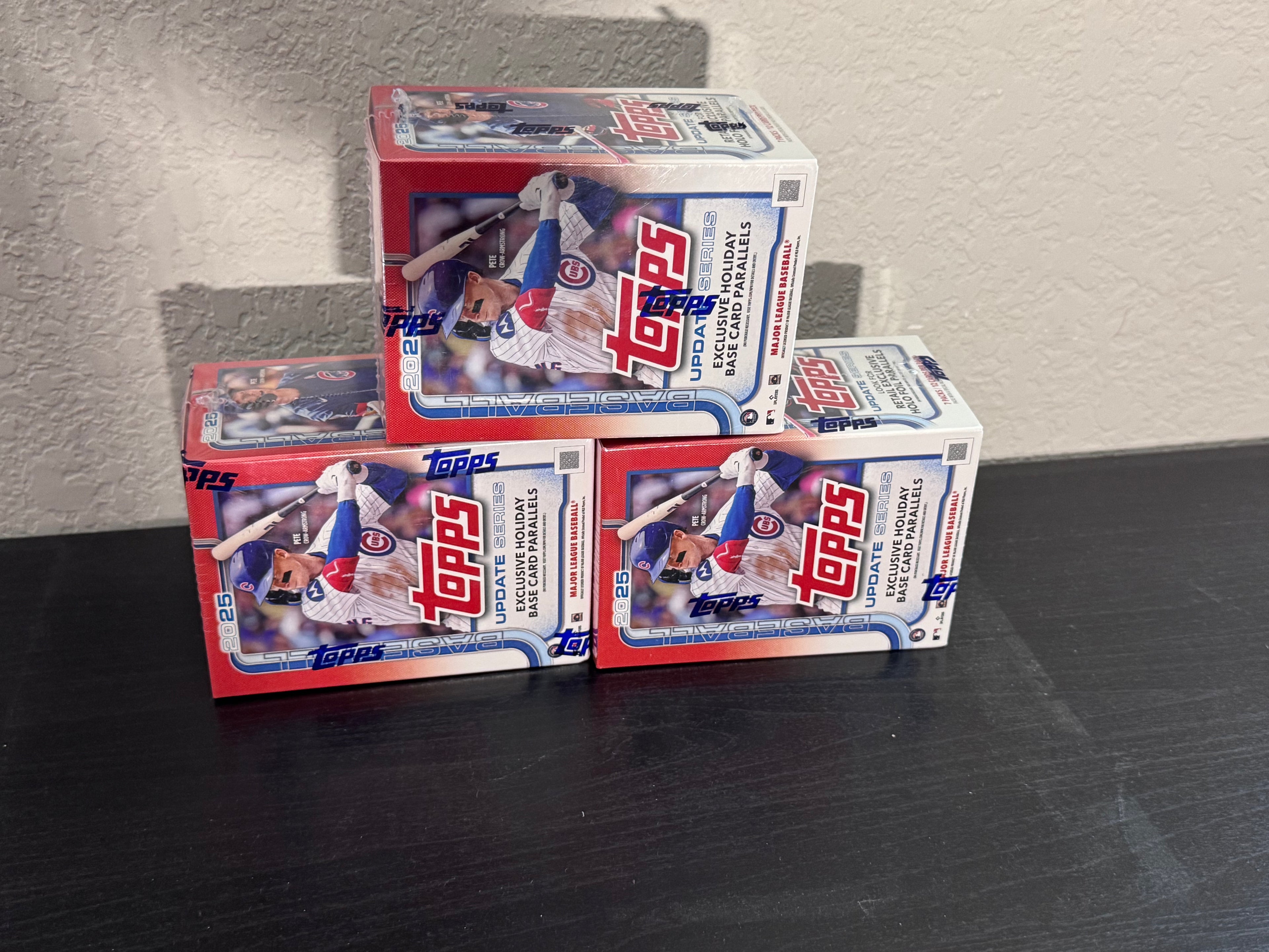 Topps 2025 Exclusive Holiday Box Parallels 3 Boxes