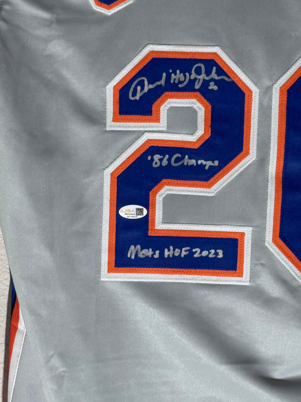 Howard Johnson Signed Jersey With Multiple Inscriptions (JSA)