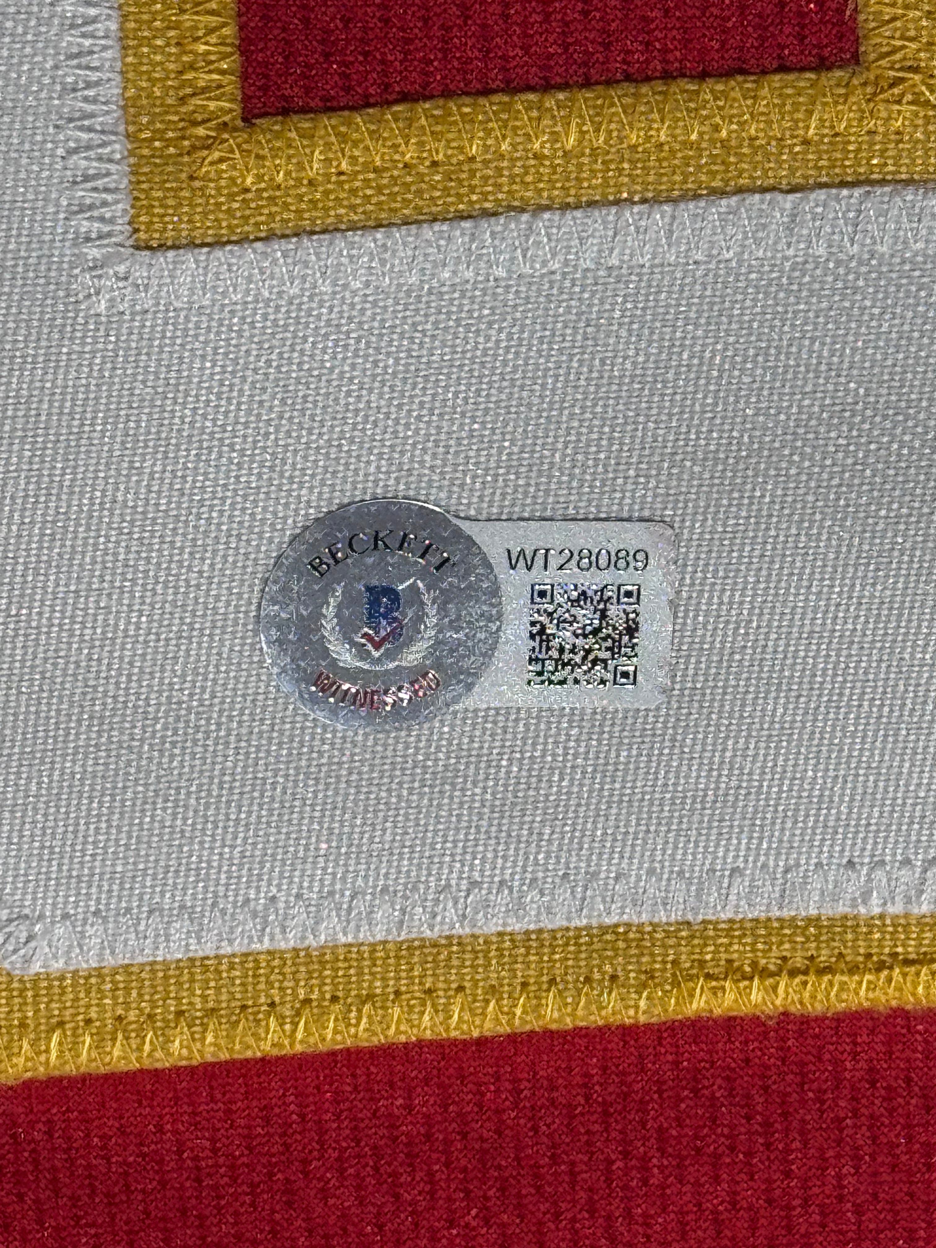 Kansas City Chiefs Derrick Johnson Custom Jersey Beckett COA Signed