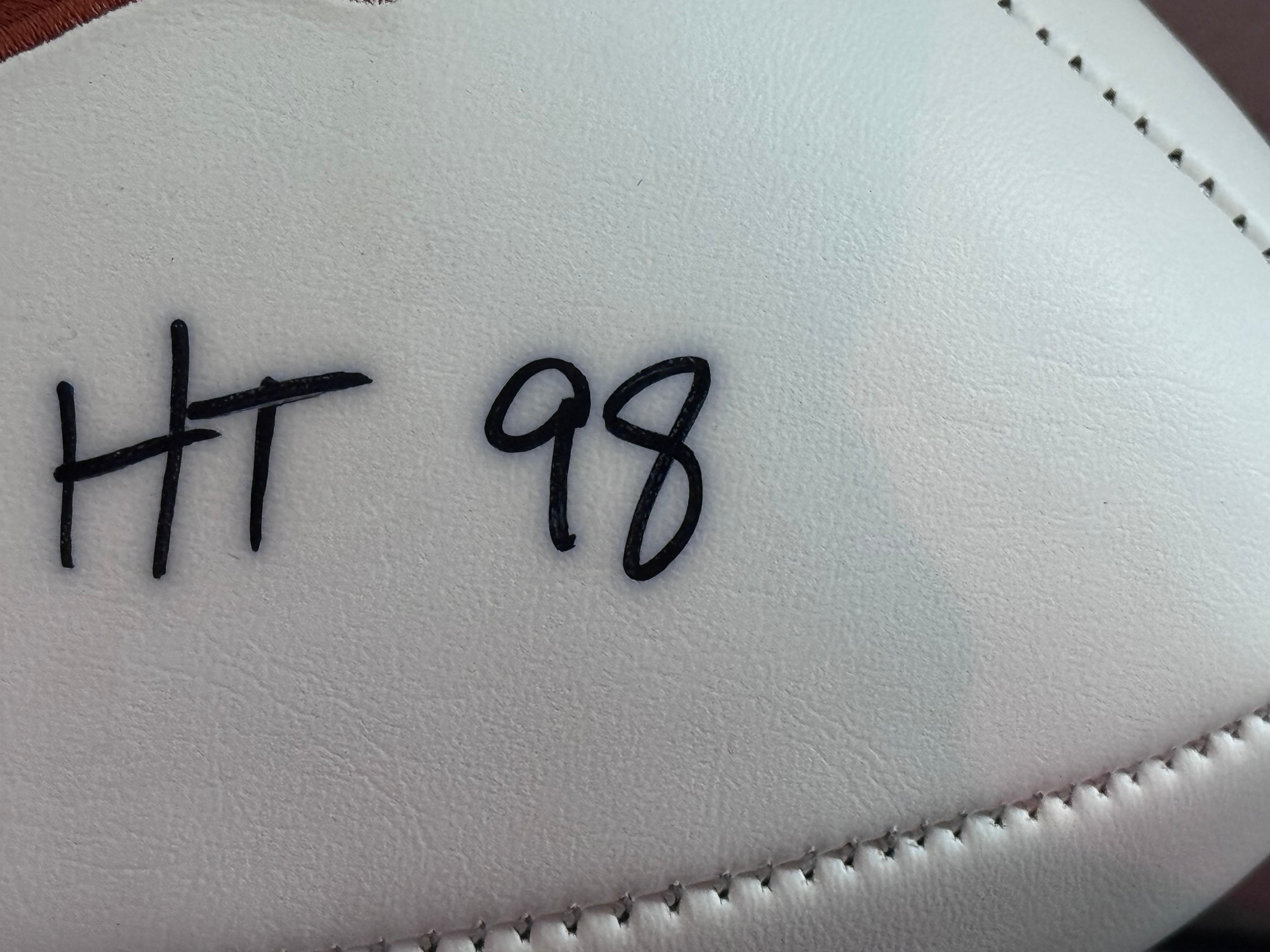 Ricky Williams Texas Longhorns autographed Football With Case