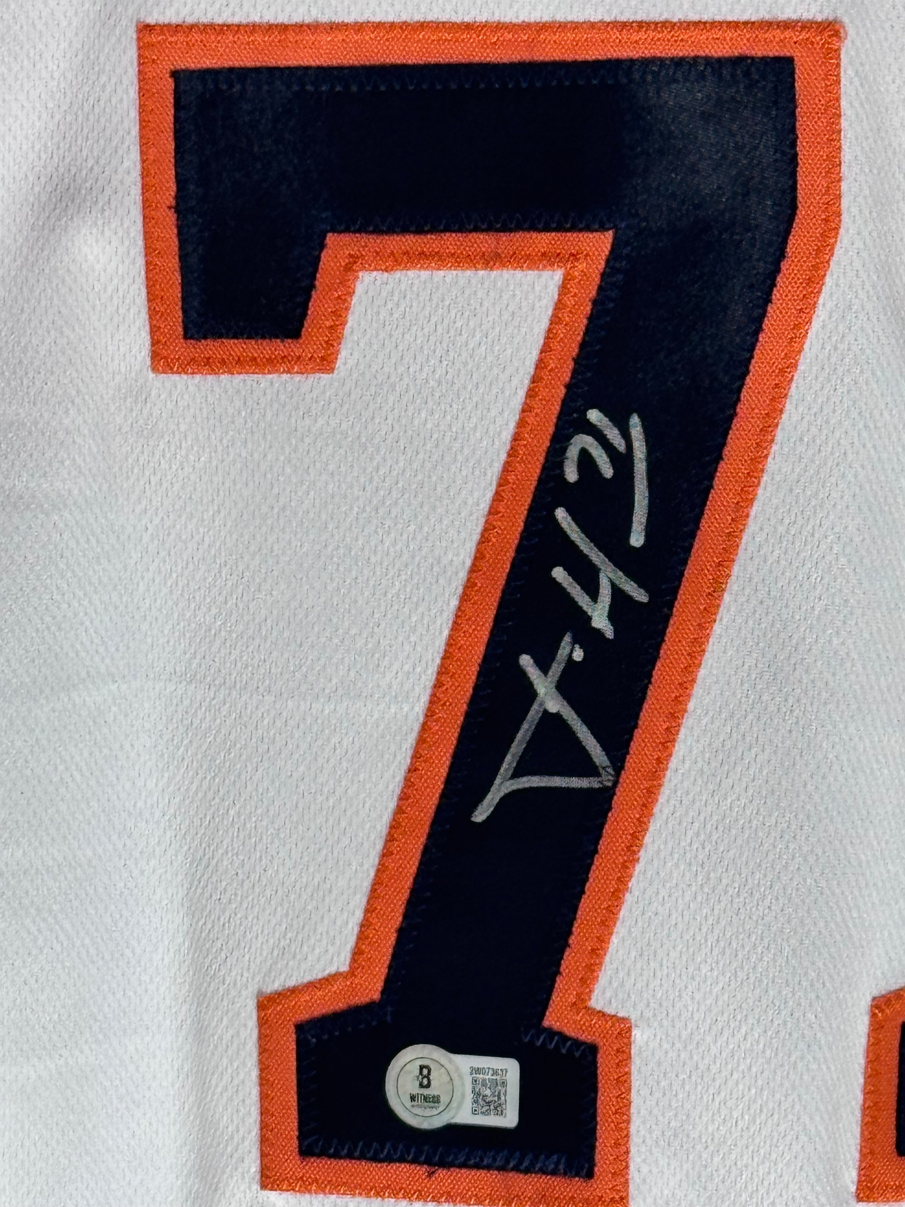 Josh Hader Signed Autographed Houston Astros Jersey Beckett COA Certified