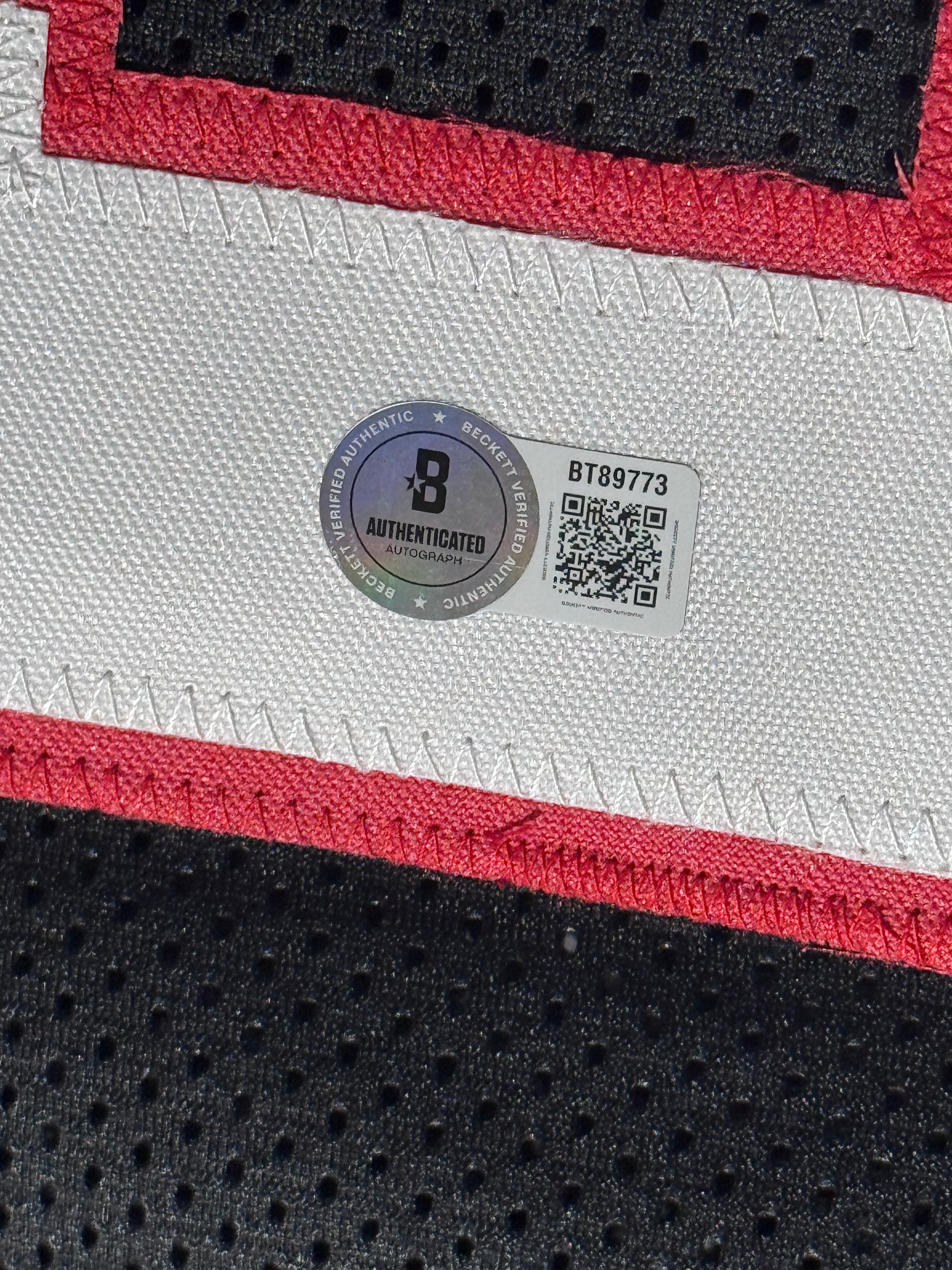 Michael Crabtree Signed Texas Tech Custom Jersey (Beckett Certified)