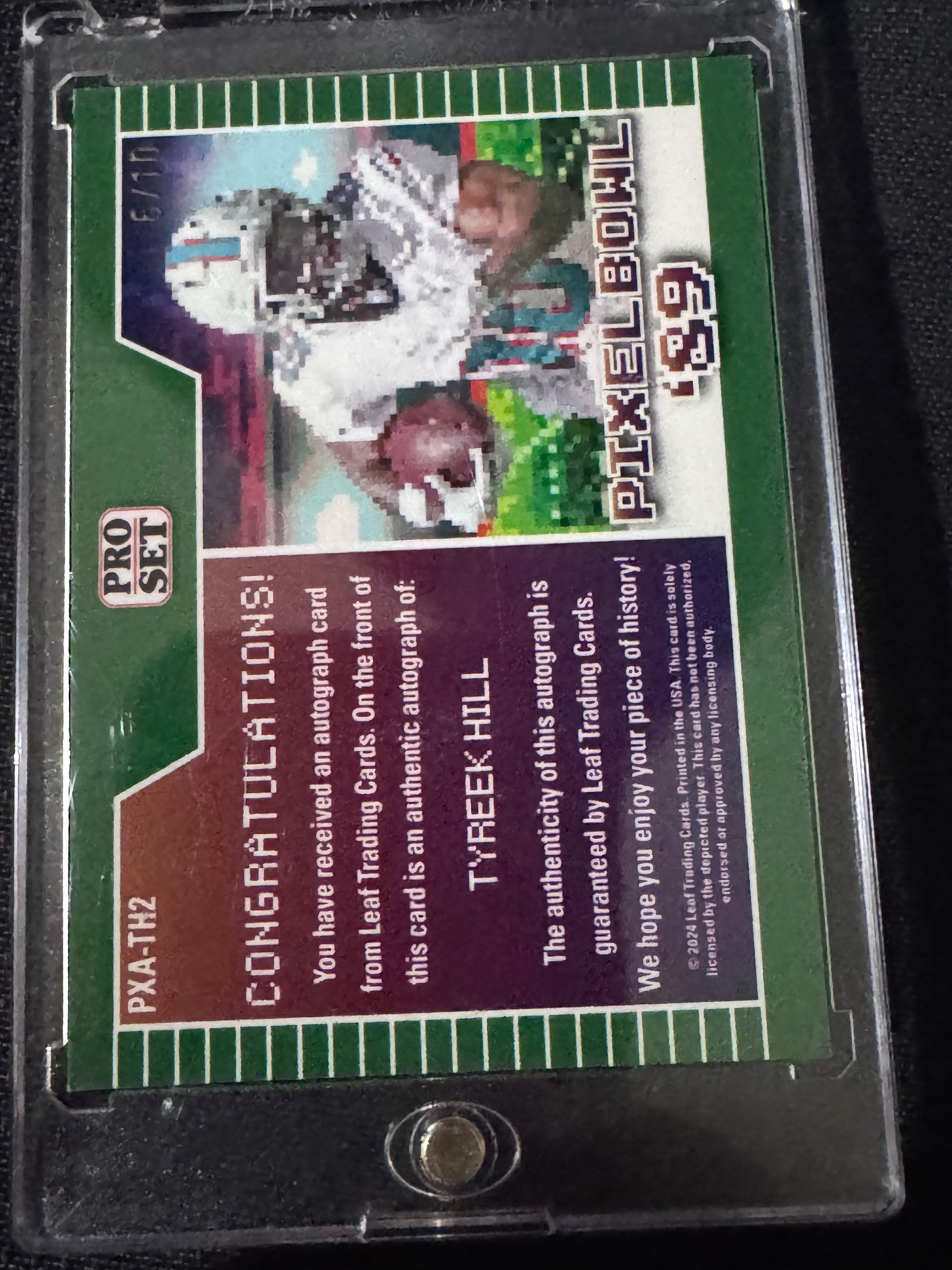 2024 Leaf Metal Collective Pro Set Pixel Bowl '89 Tyreek Hill