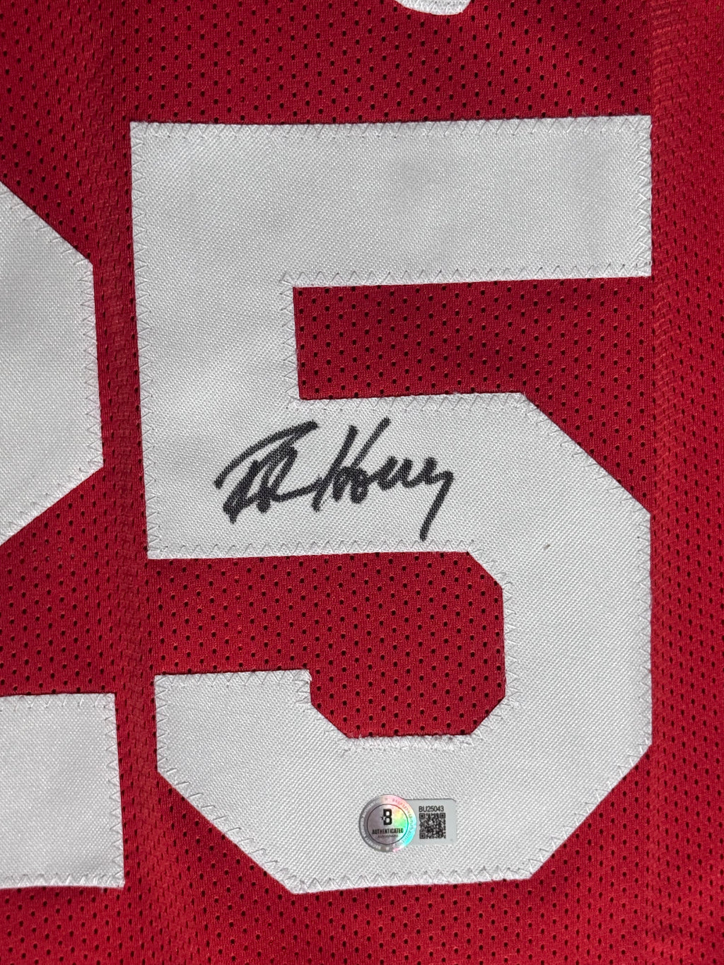 Authentic Robert Horry Signed Houston Rockets  Jersey Beckett Certified