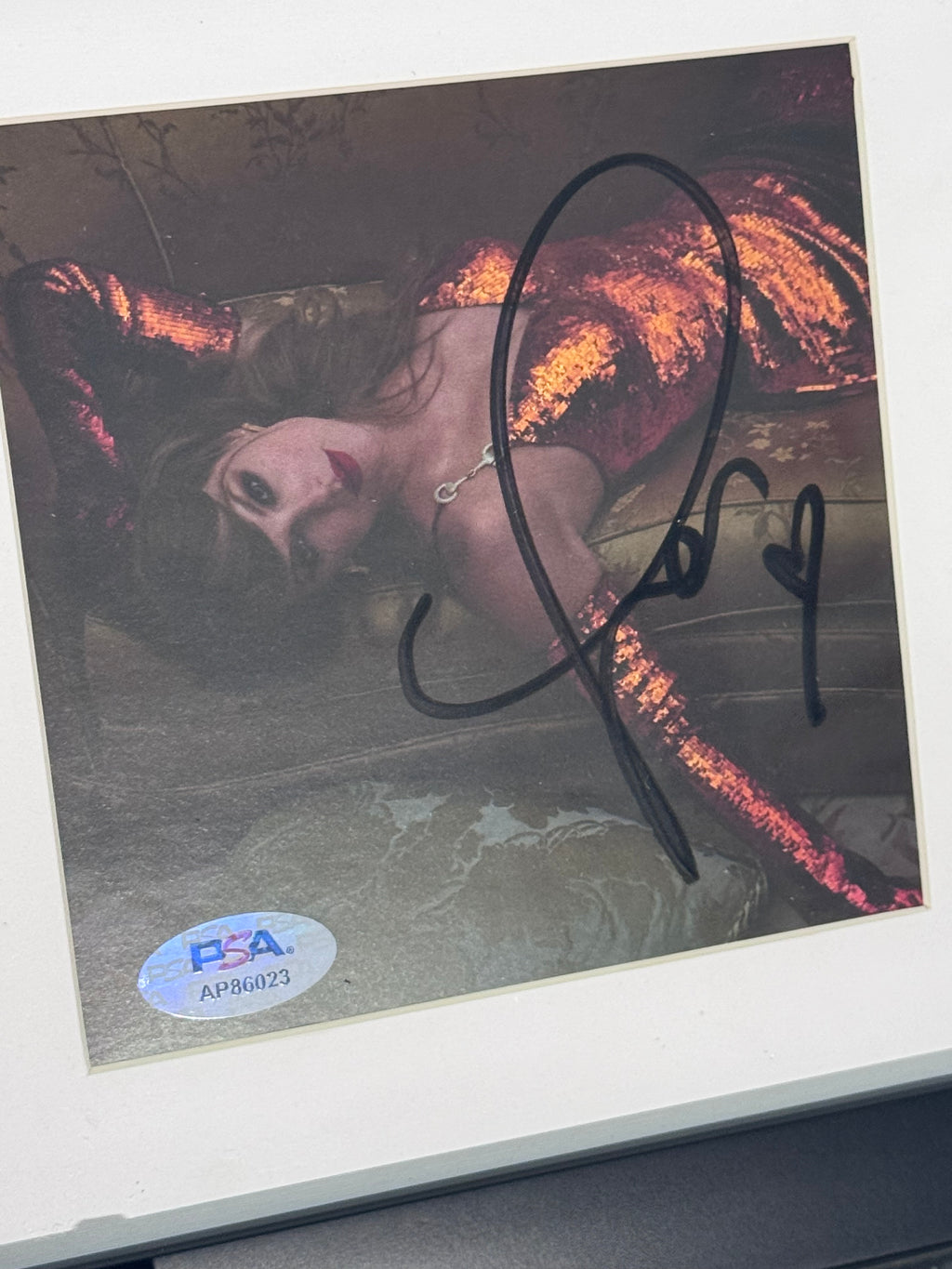 Taylor Swift Signed "The Life of a Showgirl" Custom Framed CD Display (PSA)