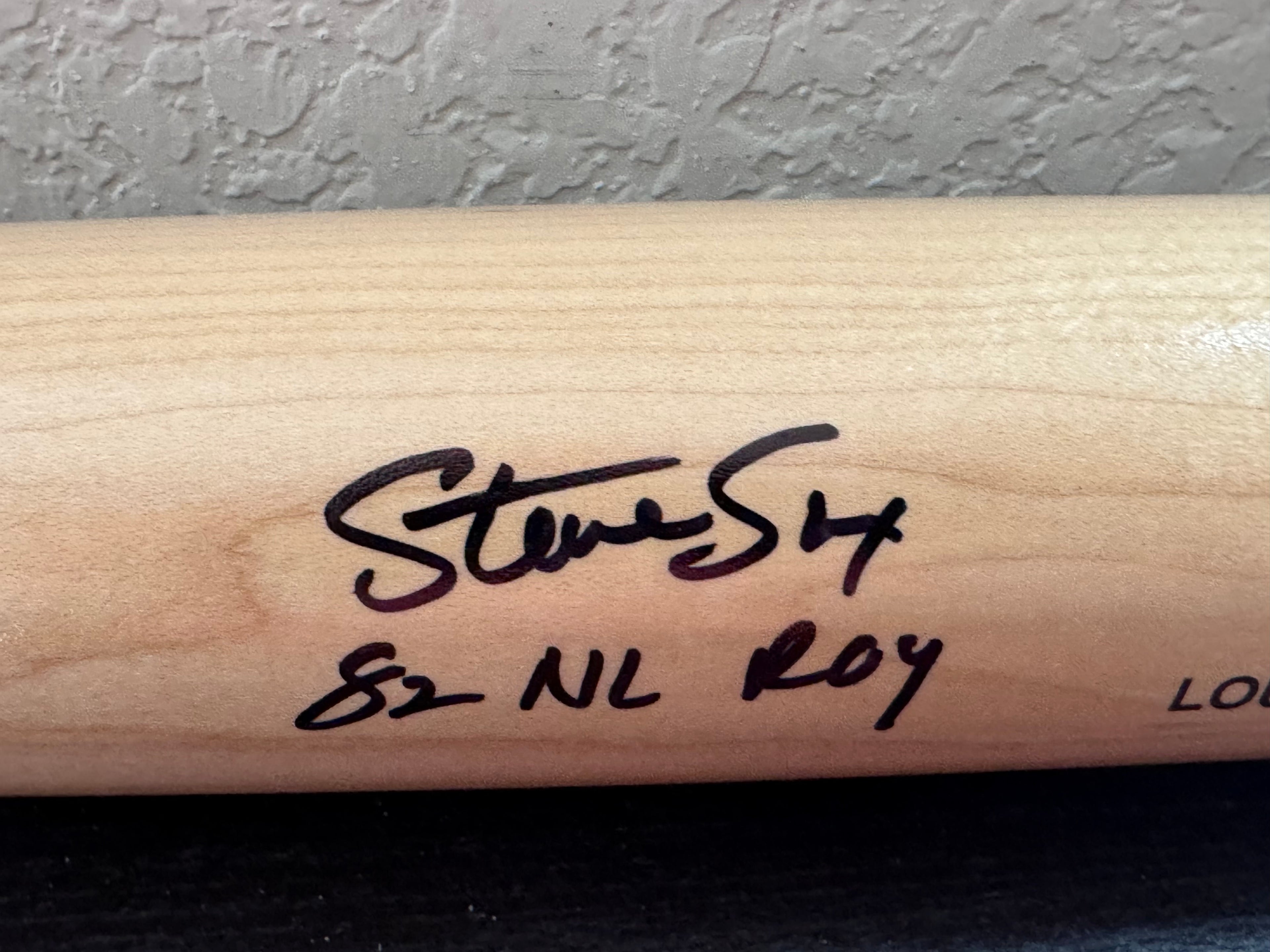 Steve Sax Autographed Louisville Slugger Bat W/ COA