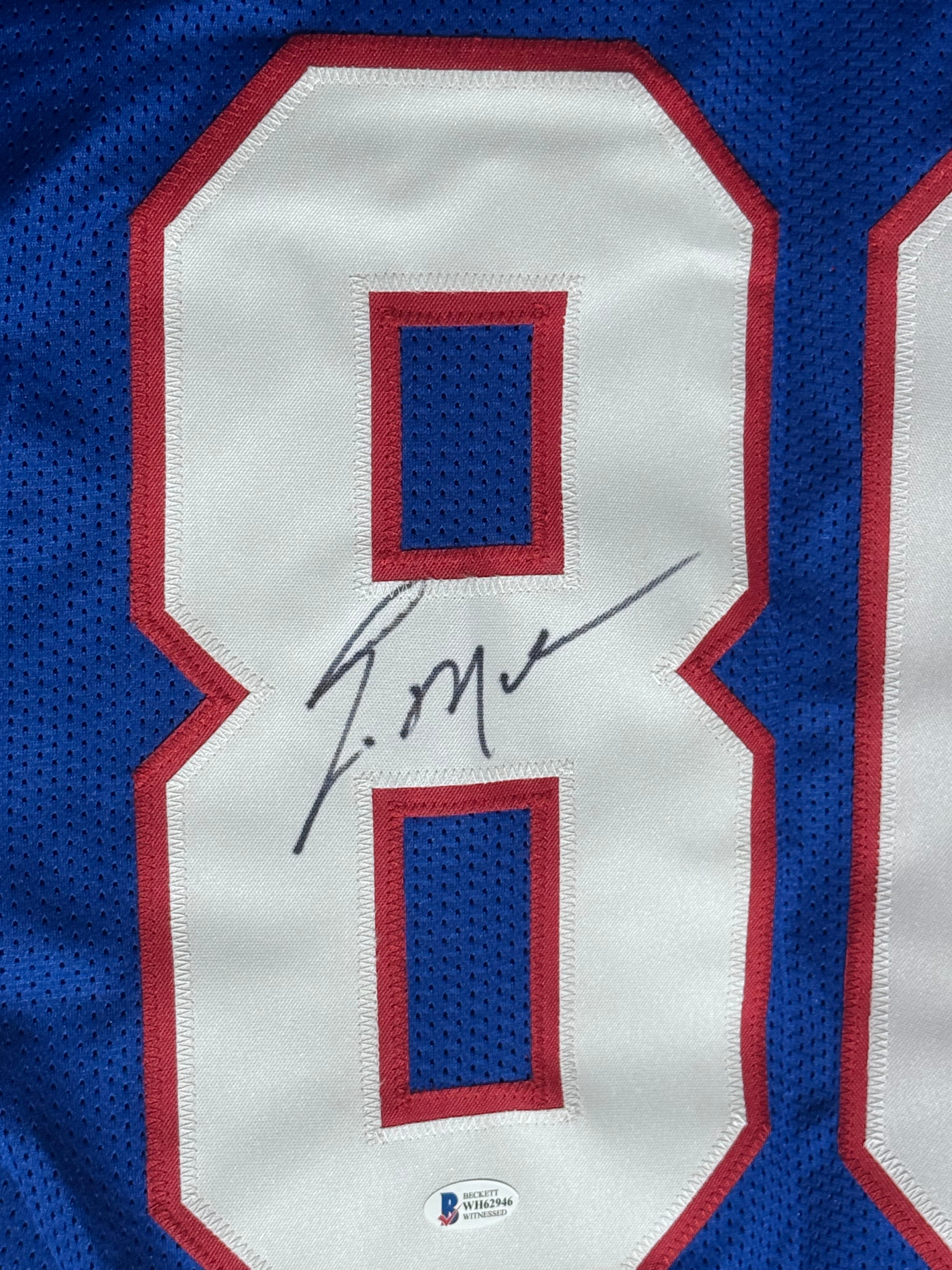 Buffalo Bills Eric Moulds Autographed XL Jersey Beckett Authenticated