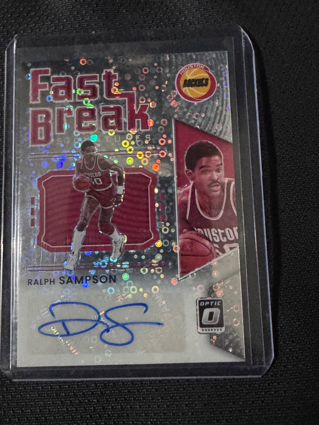 2021-22 Panini Donruss Optic - Fast Break Signatures Ralph Sampson #FB-RSP (AU)